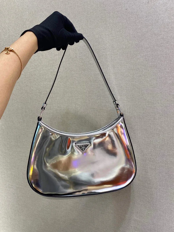 Prada Cleo bags with a curved shape and a chain - link shoulder strapWF - Prada Bags - 048