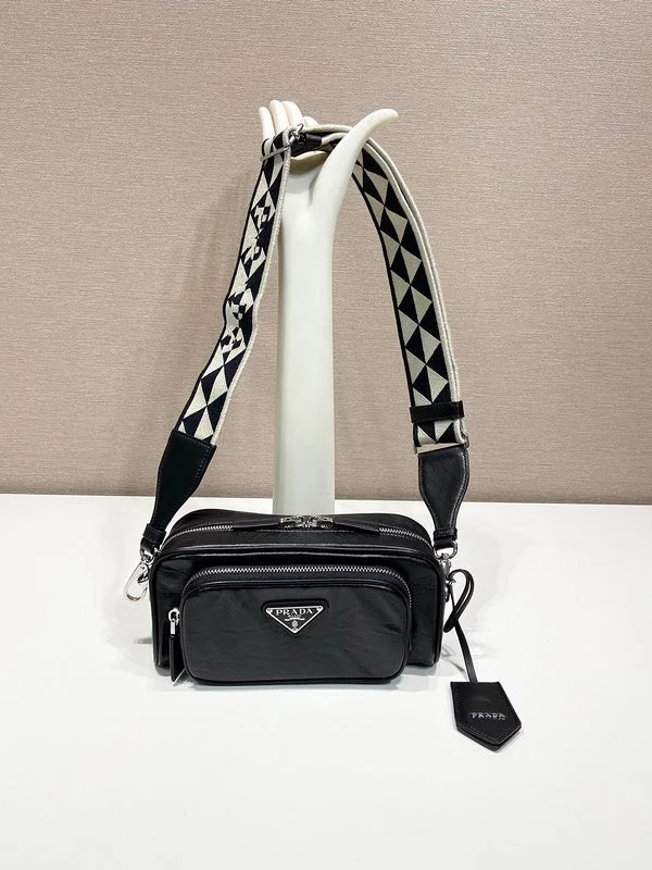 Prada bags with a zippered interior pocket for separating itemsWF - Prada Bags - 010