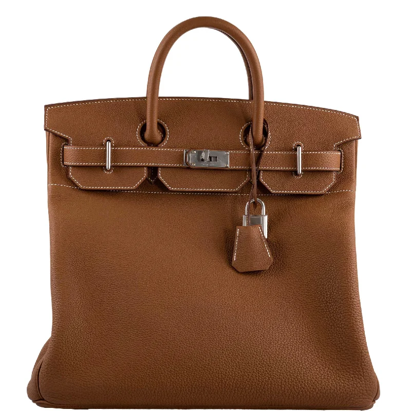 Hermès Birkin 40 HAC Gold Togo leather Palladium Hardware - 2021, Z